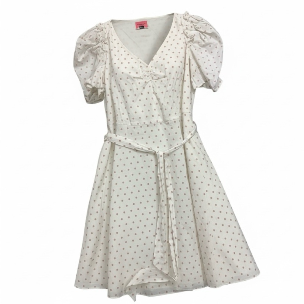 Kate Spade Pink Polka Dot Dress size M